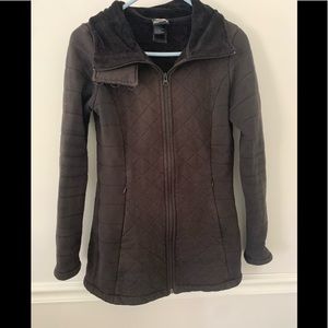 North face jacket size xs; fleece lined and euc.